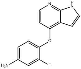 4-(2-FLUORO-4-AMINOPHENOXY)-7-AZAINDOLE Structure