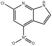 1H-Pyrrolo[2,3-b]pyridine, 6-chloro-4-nitro- Structure