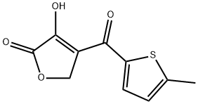 2(5H)-Furanone, 3-hydroxy-4-[(5-methyl-2-thienyl)carbonyl]- (9CI) 구조식 이미지