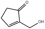 2-Hydroxymethyl-2-cyclopentenone Structure