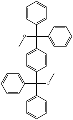 A,A'-DIMETHOXY-A,A,A',A'-테트라페닐-P-자일렌 구조식 이미지