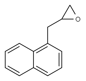 1-Naphthylpropylene oxide  구조식 이미지