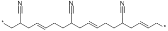 ACRYLONITRILE/BUTADIENE COPOLYMER 구조식 이미지