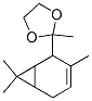 2-methyl-2-(3,7,7-trimethylbicyclo[4.1.0]hept-3-en-2-yl)-1,3-dioxolane 구조식 이미지