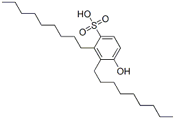 hydroxydinonylbenzenesulphonic acid Structure