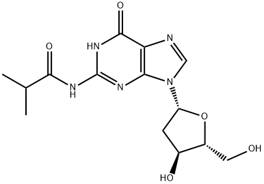 N2-Isobutyryl-2'-deoxyguanosine 구조식 이미지