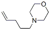 Morpholine,  4-(4-pentenyl)-  (9CI) 구조식 이미지