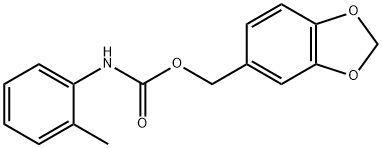 Carbanilic acid, o-methyl-, piperonyl ester (7CI, 8CI) 구조식 이미지