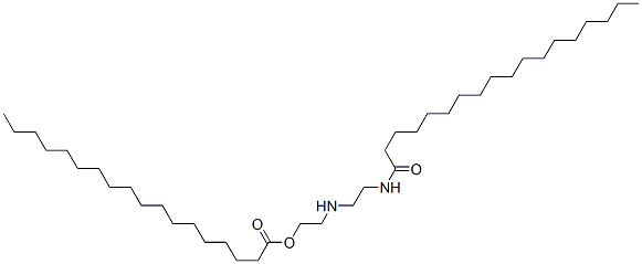 2-[[2-[(1-옥소옥타데실)아미노]에틸]아미노]에틸스테아레이트 구조식 이미지