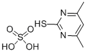 4,6-dimethyl-2-thioxo-(1H)-pyrimidinediylium sulphate  구조식 이미지