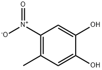 4-메틸-5-니트로카테콜 구조식 이미지