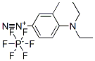 4-(diethylamino)-3-methylbenzenediazonium hexafluorophosphate 구조식 이미지