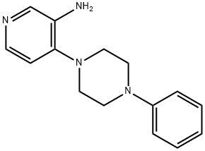 4-(4-Phenyl-1-piperazinyl)-3-pyridinamine 구조식 이미지