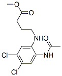 메틸4-[[2-(아세틸아미노)-4,5-디클로로페닐]아미노]부티레이트 구조식 이미지
