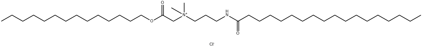 68921-83-5 dimethyl[3-[(1-oxooctadecyl)amino]propyl][2-oxo-2-(tetradecyloxy)ethyl]ammonium chloride