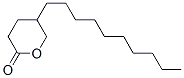 5-decyltetrahydro-2H-pyran-2-one Structure