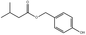 (4-hydroxyphenyl)methyl 3-methylbutanoate 구조식 이미지