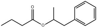 1-methyl-2-phenylethyl butyrate 구조식 이미지