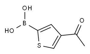 Boronic acid, (4-acetyl-2-thienyl)- (9CI) 구조식 이미지
