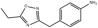Benzenamine, 4-[(5-ethyl-1,2,4-oxadiazol-3-yl)methyl]- (9CI) Structure