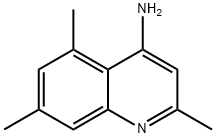 4-AMINO-2,5,7-TRIMETHYLQUINOLINE Structure