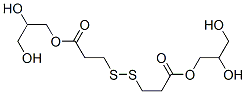 3,3'-디티오비스프로판산비스(2,3-디하이드록시프로필)에스테르 구조식 이미지