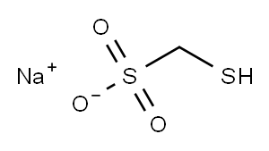 sodium mercaptomethanesulphonate 구조식 이미지