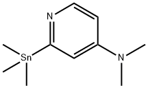 4-N,N-Dimethylamino-2-(trimethylstannyl)-pyridine Structure