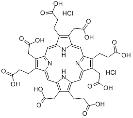 UROPORPHYRIN I DIHYDROCHLORIDE Structure