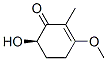 2-Cyclohexen-1-one, 6-hydroxy-3-methoxy-2-methyl-, (6R)- (9CI) 구조식 이미지