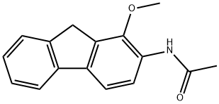 N-(1-메톡시-9H-플루오렌-2-일)아세트아미드 구조식 이미지