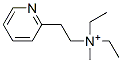(2-(2-Pyridyl)ethyl)diethylmethylammonium  Structure