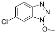 6-chloro-1-methoxy-benzotriazole 구조식 이미지