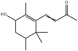 4-(3-Hydroxy-2,5,6,6-tetramethyl-1-cyclohexen-1-yl)-3-buten-2-one Structure
