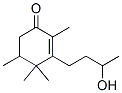 3-(3-Hydroxybutyl)-2,4,4,5-tetramethyl-2-cyclohexen-1-one 구조식 이미지