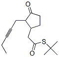 (3-옥소-2-펜트-2-이닐사이클로펜틸)티오아세트산,St-부틸에스테르 구조식 이미지