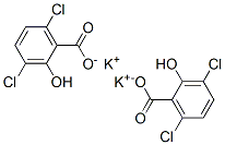 dipotassium 3,6-dichlorosalicylate 구조식 이미지