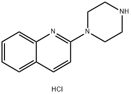 2-(piperazin-1-yl)quinoline hydrochloride 구조식 이미지