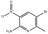 5-bromo-6-methyl-3-nitropyridin-2-amine 구조식 이미지