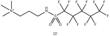 trimethyl-3-[[(undecafluoropentyl)sulphonyl]amino]propylammonium chloride Structure