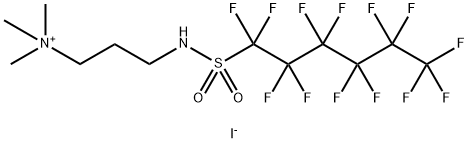 trimethyl-3-[[(tridecafluorohexyl)sulphonyl]amino]propylammonium iodide Structure