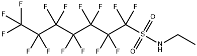 N-ethyl-1,1,2,2,3,3,4,4,5,5,6,6,7,7,7-pentadecafluoroheptane-1-sulphonamide Structure