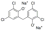 disodium 2,2'-methylenebis[4,6-dichlorophenolate] 구조식 이미지