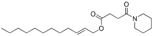 beta-dodecenyl-gamma-oxopiperidine-1-butyric acid 구조식 이미지