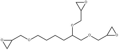 1,2,6-tris(2,3-epoxypropoxy)hexane 구조식 이미지
