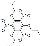 1,3,5-Trinitro-2,4,6-tripropoxybenzene 구조식 이미지