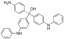 4-amino-4',4''-dianilinotrityl alcohol 구조식 이미지