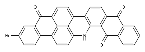 3-Bromoanthra[2,1,9-mna]naphth[2,3-h]acridine-5,10,15(16H)-trione 구조식 이미지