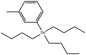 TRIBUTYL(3-METHYLPHENYL)STANNANE 구조식 이미지