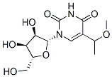 5-(1-Methoxyethyl)uridine 구조식 이미지
